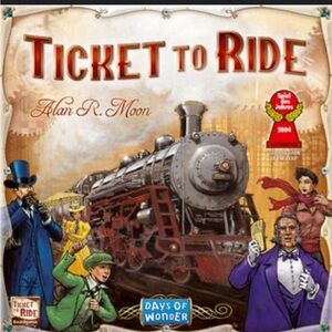 Days of Wonder Ticket to Ride Board Game - Red and Blue